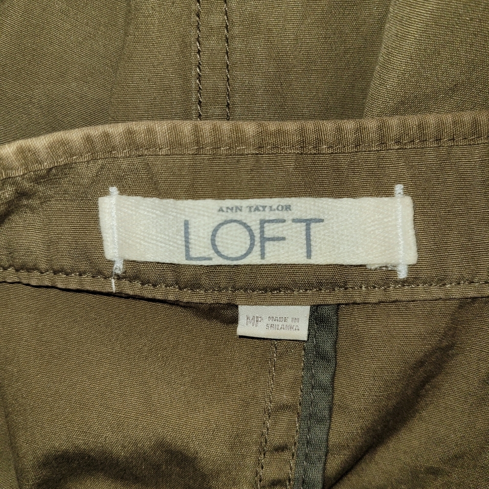 Loft Khaki Green Utility Jacket Pm - image 4